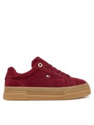 Tommy Hilfiger Sneakersy Jade T3A9-35098-1429 M Bordowy. Czerwone buty sportowe dziewczęce Tommy Hilfiger, bez zapięcia. Za 414.99 zł.