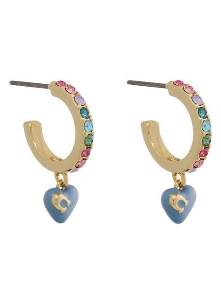 Coach Kolczyki 37384784 Złoty. Żółte kolczyki damskie Coach, metalowe. Za 189.99 zł.