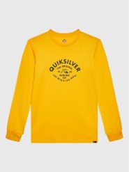 Quiksilver Bluzka Script Talk EQBZT04514 Żółty Regular Fit. Żółte t-shirty i koszulki chłopięce Quiksilver, bez wzorów, z bawełny, bez kołnierzyka, bez ramiączek. Za 49.99 zł.