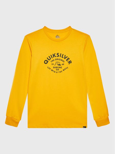 Quiksilver Bluzka Script Talk EQBZT04514 Żółty Regular Fit. Żółte t-shirty i koszulki chłopięce Quiksilver, bez wzorów, z bawełny, bez kołnierzyka, bez ramiączek. Za 49.99 zł.