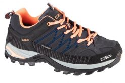 Buty trekkingowe damskie, Rigel Low WP 3Q13246-65UP. Czarne obuwie trekkingowe damskie CMP, z materiału, przed kostkę, bez zapięcia. Za 349.99 zł.