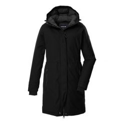 Parka damska z kapturem Killtec GW 22. Czarne parki damskie GIGA DX, na zimę, m, z dzianiny, z kapturem. Za 631.00 zł.