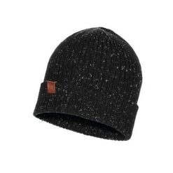 Czapka zimowa dla dorosłych Buff Knited wełna czarna. Czarne czapki damskie Buff, na zimę, bez wzorów, z materiału. Za 99.99 zł.