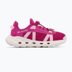 Buty juniorskie Columbia Youth Drainmaker XTR. Czerwone obuwie trekkingowe damskie Columbia, bez zapięcia. Za 277.50 zł.