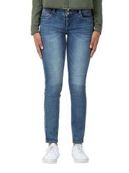 Timezone Dżinsy "Enya" - Slim fit - w kolorze niebieskim rozmiar: W25/L32. Niebieskie jeansy damskie Timezone. Za 192.79 zł.