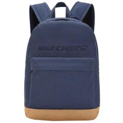 Plecak unisex Skechers Denver Backpack pojemność 20 L. Niebieskie plecaki Skechers, bez wzorów. Za 79.99 zł.