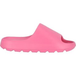 Klapki damskie Cruz Besin. Czerwone klapki damskie CRUZ, bez wzorów, bez obcasa, bez zapięcia. Za 119.50 zł.