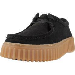 Trampki Clarks Model Torhill Bee Kolor Czarny. Czarne trampki damskie Clarks, bez wzorów, z tkaniny, bez zapięcia. Za 539.35 zł.
