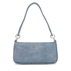 Torebka Calvin Klein. Niebieskie torebki klasyczne damskie Calvin Klein, z denimu, bez dodatków. Za 289.99 zł.
