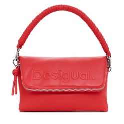 Torebka Desigual. Pomarańczowe torebki klasyczne damskie Desigual, bez dodatków. Za 159.99 zł.