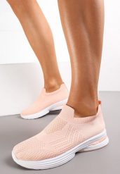 Różowe Wsuwane Buty Sportowe na Płaskiej Podeszwie Sheina. Czerwone obuwie sportowe casual damskie Renee, tenisowe. Za 44.99 zł.