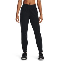 Spodnie dresowe damskie Under Armour OutRun the STORM Pant. Czarne spodnie dresowe damskie Under Armour, xs, bez wzorów, z dresówki. Za 249.99 zł.