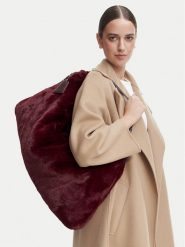 Liu Jo Torebka AF6194 E1178 Bordowy. Czerwone shopper bag Liu Jo, z materiału, bez dodatków. Za 499.99 zł.