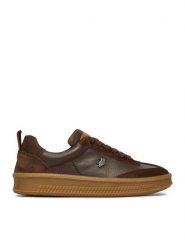 U.S. Polo Assn. Sneakersy EO-YANA001W/6SL1 Brązowy. Brązowe obuwie sportowe damskie U.S. Polo Assn., ze skóry, bez zapięcia. Za 359.99 zł.