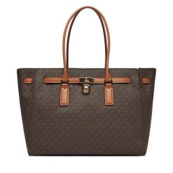 Torebka MICHAEL Michael Kors. Brązowe shopper bag MICHAEL Michael Kors, bez wzorów, bez dodatków. Za 1,259.00 zł.