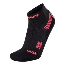 Skarpety do biegania RUN VELOCE LADY r.41-42. Czarne skarpetki damskie Uyn, bez wzorów. Za 74.99 zł.