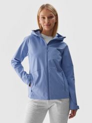 4F Kurtka przejściowa membrana 5000 damska - niebieska XL. Niebieskie kurtki damskie 4F, m, bez wzorów, z dzianiny, z kapturem. W wyprzedaży za 139.99 zł.