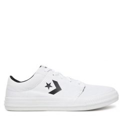Tenisówki Converse. Białe trampki damskie Converse, bez wzorów, bez zapięcia. Za 219.99 zł.