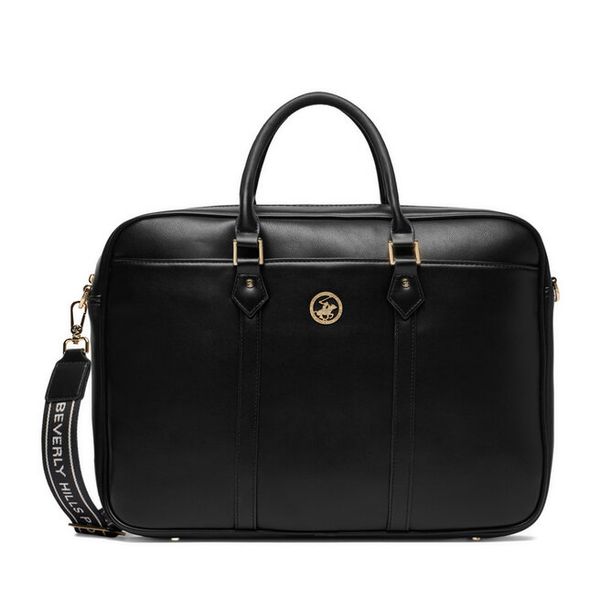 Torebka Beverly Hills Polo Club. Czarne torby na laptopa Beverly Hills Polo Club, bez wzorów. Za 269.99 zł.