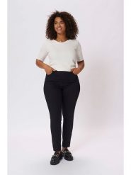Kaffe Dżinsy - Skinny fit - w kolorze czarnym rozmiar: 46. Czarne jeansy damskie Kaffe, z podwyższonym stanem. Za 162.87 zł.