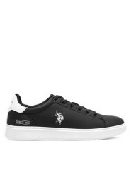 U.S. Polo Assn. Sneakersy MARLYN001 Czarny. Czarne obuwie sportowe damskie U.S. Polo Assn., ze skóry, bez zapięcia. Za 215.99 zł.