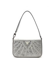 Guess Torebka HWXY95 28720 Srebrny. Szare torebki klasyczne damskie Guess, z materiału, bez dodatków. Za 399.99 zł.