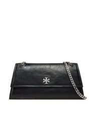 Tory Burch Torebka Kira Turnlock 167058 Czarny. Czarne torebki wieczorowe damskie Tory Burch, bez wzorów, ze skóry, bez dodatków. Za 2,689.00 zł.