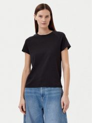 Calvin Klein T-Shirt K20K208399 Czarny Regular Fit. Czarne t-shirty damskie Calvin Klein, s, bez wzorów, z bawełny, bez kołnierzyka. Za 179.99 zł.