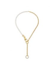 Swarovski Naszyjnik Idyllia 5742961 Złoty. Żółte naszyjniki damskie Swarovski, metalowe. Za 839.99 zł.