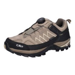 Damskie buty trekkingowe CMP Rigel Fitgo WP Low. Szare obuwie trekkingowe damskie CMP, z gumy, bez zapięcia. Za 423.70 zł.