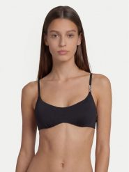 Guess Góra od bikini E5GJ11 MC040 Czarny. Czarne bikini Guess, z aplikacjami, z syntetyku. Za 282.99 zł.