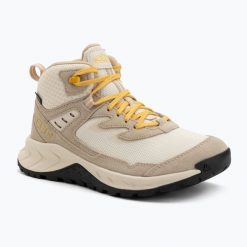 Buty trekkingowe damskie Keen Hightrail Mid Waterproof Birch. Brązowe obuwie trekkingowe damskie Keen, bez zapięcia. Za 479.99 zł.
