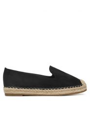 DeeZee Espadryle RS07-18 Czarny. Czarne espadryle damskie DeeZee, bez wzorów, z materiału, bez obcasa. Za 89.99 zł.