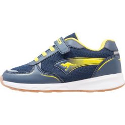 KangaROOS ROJI Tenisówki i Trampki dark navy/sun yellow. Niebieskie buty sportowe dziewczęce KangaROOS, z gumy. Za 149.00 zł.