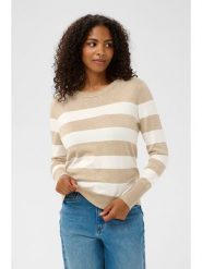 Kaffe Sweter w kolorze beżowym rozmiar: S. Brązowe swetry klasyczne damskie Kaffe, s, bez kołnierzyka. Za 104.99 zł.