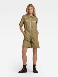 G-Star Kombinezon w kolorze khaki rozmiar: L. Brązowe kombinezony damskie G-Star, l, bez wzorów, z bawełny, retro, bez kołnierzyka, bez ramiączek. Za 180.06 zł.