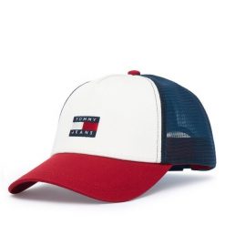Czapka z daszkiem Tommy Jeans. Czapki z daszkiem damskie Tommy Jeans, bez wzorów, z jeansu. Za 169.99 zł.