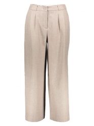 ONLY Spodnie w kolorze beżowym rozmiar: 40. Brązowe spodnie materiałowe damskie Only, bez wzorów, z materiału. Za 104.99 zł.