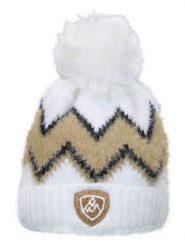 Peak Mountain Czapka "Mouton" w kolorze biało-beżowym rozmiar: onesize. Białe czapki damskie Peak Mountain, bez wzorów. Za 104.89 zł.