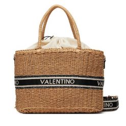 Torebka Valentino. Brązowe torebki klasyczne damskie Valentino, bez dodatków. Za 649.99 zł.