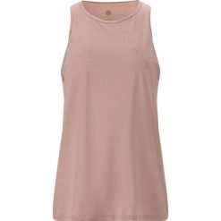Koszulka do jogi Athlecia Mota Slub Top. Czerwone koszulki damskie Endurance, bez wzorów, z elastanu, bez kołnierzyka, bez ramiączek. Za 142.00 zł.