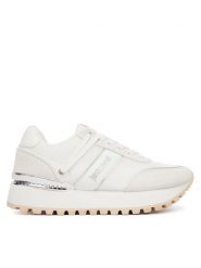 Just Cavalli Sneakersy 80RA3SJ1 ZSE48 Biały. Białe obuwie sportowe damskie Just Cavalli, z materiału, bez zapięcia. Za 727.99 zł.