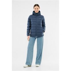 Kurtka puchowa damska VIKING Rovi. Niebieskie kurtki damskie Viking, bez wzorów, z puchu, bez kaptura. Za 779.90 zł.