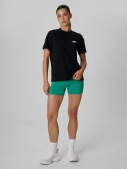 4F Legginsy krótkie dzianinowe damskie - zielone S. Zielone legginsy damskie 4F, na lato, s, bez wzorów, z dzianiny. W wyprzedaży za 39.99 zł.