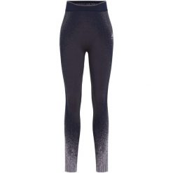 Legginsy termoaktywne damskie ODLO Performance Warm Blackcomb BL. Szare legginsy damskie ODLO, s, bez wzorów, z elastanu. Za 285.99 zł.