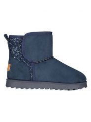Geographical Norway Botki zimowe "Olga" w kolorze granatowym rozmiar: 39. Niebieskie botki damskie Geographical Norway, na zimę, z futra, bez obcasa, bez zapięcia. Za 105.38 zł.