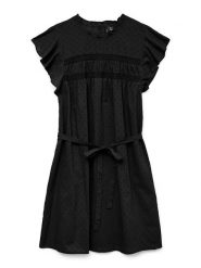 Vero Moda Sukienka w kolorze czarnym rozmiar: XS. Czarne sukienki damskie Vero Moda, bez wzorów, z bawełny, bez ramiączek. Za 105.63 zł.