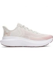 Under Armour Buty w kolorze kremowo-jasnoróżowym do biegania rozmiar: 40. Brązowe obuwie sportowe damskie Under Armour, z materiału, bez zapięcia, do biegania. Za 231.68 zł.