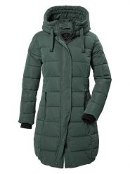 Killtec Płaszcz pikowany w kolorze zielonym rozmiar: 40. Zielone płaszcze damskie Killtec, bez wzorów, bez kaptura. Za 306.73 zł.