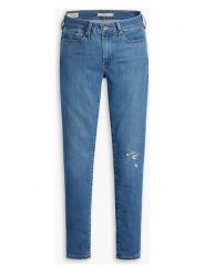 Levi´s Dżinsy "711" - Skinny fit - w kolorze niebieskim rozmiar: W26/L32. Niebieskie jeansy damskie z podwyższonym stanem. Za 140.53 zł.